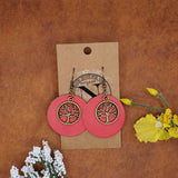 Tree of Life Round Earrings