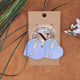 Heart Earrings with Arrow Charm