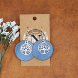 Tree of Life Round Earrings