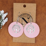Tree of Life Round Earrings