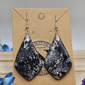 Starlit Night Handcrafted Polymer Clay Earrings