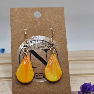 Sunset Glow Petite Polymer Clay Earrings