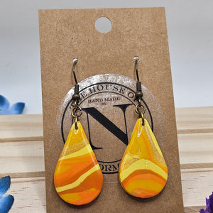 Sunset Glow Polymer Clay Earrings